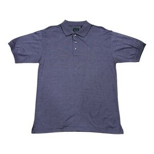 DLX Golf Polo Shirt Double Mercerized Purple Size M